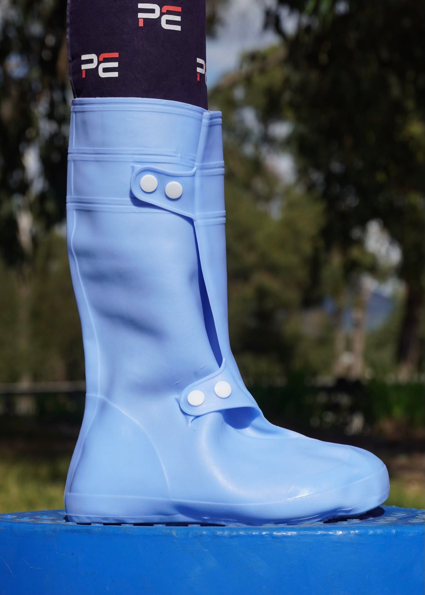 No Mudz Waterproof Full Length Shoe Covers - Blue