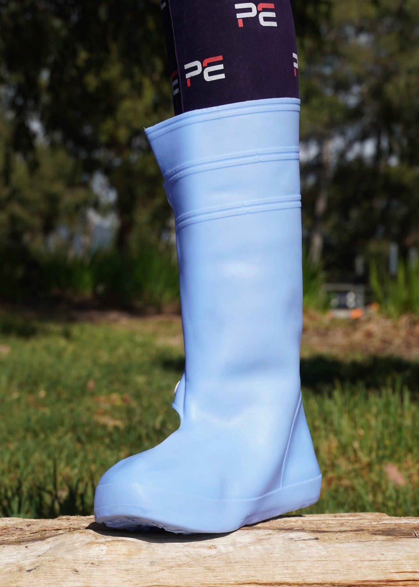 No Mudz Waterproof Full Length Shoe Covers - Blue
